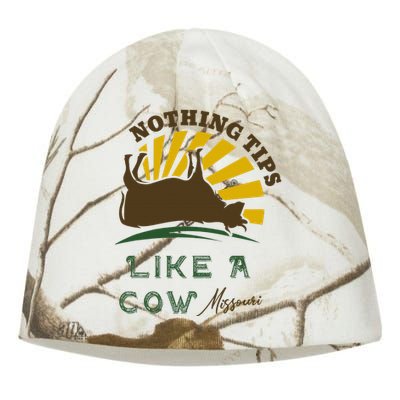 Nothing Tips Like A Cow Missouri Kati - Camo Knit Beanie