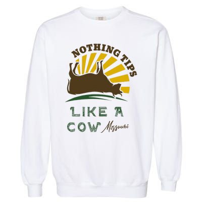 Nothing Tips Like A Cow Missouri Garment-Dyed Sweatshirt