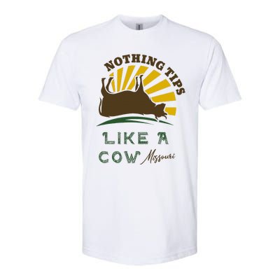 Nothing Tips Like A Cow Missouri Softstyle® CVC T-Shirt