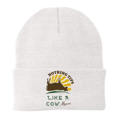 Nothing Tips Like A Cow Missouri Knit Cap Winter Beanie