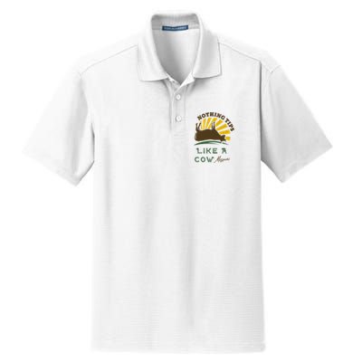 Nothing Tips Like A Cow Missouri Dry Zone Grid Polo