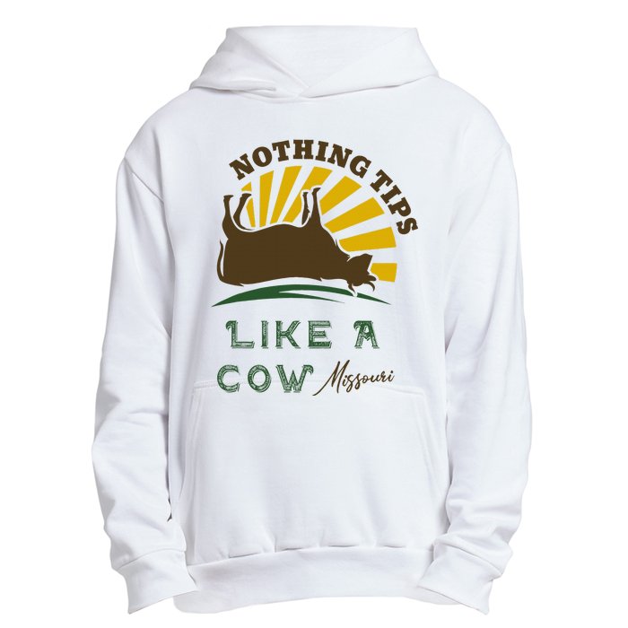 Nothing Tips Like A Cow Missouri Urban Pullover Hoodie