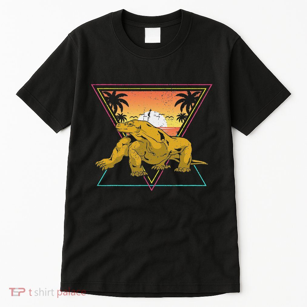 Nature Tropical Lizard Reptile Animal Sunset Komodo Dragon Tall T-Shirt