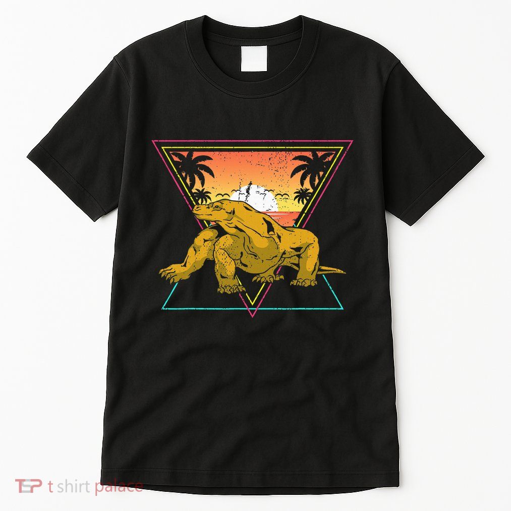 Nature Tropical Lizard Reptile Animal Sunset Komodo Dragon Tall T-Shirt