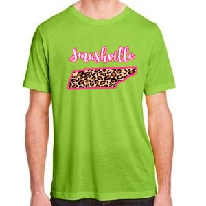 Nashville Tennessee Leopard Print Bachelorette Smashville Tn Gift Adult ChromaSoft Performance T-Shirt