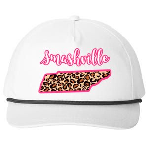 Nashville Tennessee Leopard Print Bachelorette Smashville Tn Gift Snapback Five-Panel Rope Hat