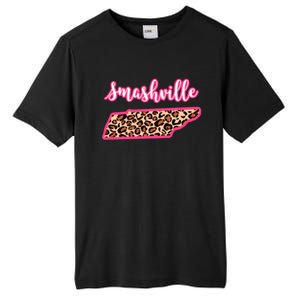 Nashville Tennessee Leopard Print Bachelorette Smashville Tn Gift Tall Fusion ChromaSoft Performance T-Shirt