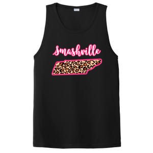 Nashville Tennessee Leopard Print Bachelorette Smashville Tn Gift PosiCharge Competitor Tank