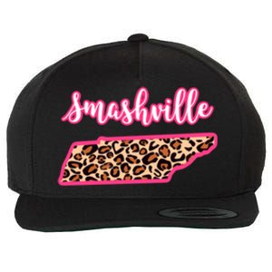 Nashville Tennessee Leopard Print Bachelorette Smashville Tn Gift Wool Snapback Cap