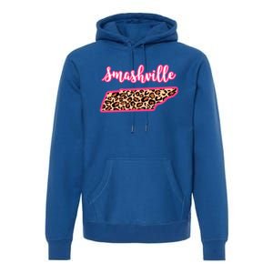 Nashville Tennessee Leopard Print Bachelorette Smashville Tn Gift Premium Hoodie