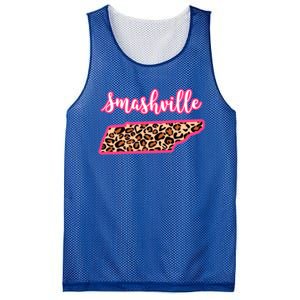 Nashville Tennessee Leopard Print Bachelorette Smashville Tn Gift Mesh Reversible Basketball Jersey Tank