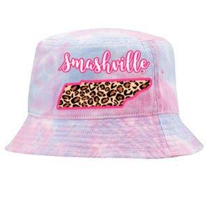 Nashville Tennessee Leopard Print Bachelorette Smashville Tn Gift Tie-Dyed Bucket Hat