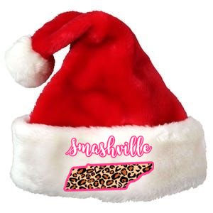 Nashville Tennessee Leopard Print Bachelorette Smashville Tn Gift Premium Christmas Santa Hat