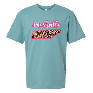 Nashville Tennessee Leopard Print Bachelorette Smashville Tn Gift Sueded Cloud Jersey T-Shirt