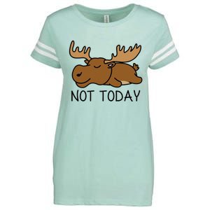 Not Today Lazy Moose Enza Ladies Jersey Football T-Shirt