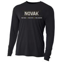 Novak The Man The Myth The Legend Myth Legend Name Cooling Performance Long Sleeve Crew