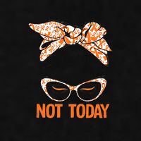No Today Messy Bun Multiple Sclerosis Ms Awareness Multiple Sclerosis Ladies PosiCharge Tri-Blend Wicking Tank