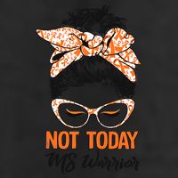 No Today Messy Bun Multiple Sclerosis Ms Awareness Multiple Sclerosis 25L Jumbo Tote