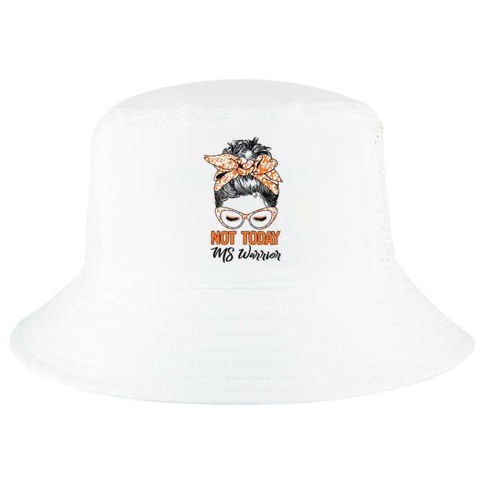 No Today Messy Bun Multiple Sclerosis Ms Awareness Multiple Sclerosis Cool Comfort Performance Bucket Hat