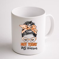 No Today Messy Bun Multiple Sclerosis Ms Awareness Multiple Sclerosis Mug