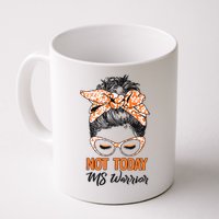 No Today Messy Bun Multiple Sclerosis Ms Awareness Multiple Sclerosis Mug