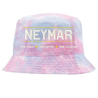 Neymar The Man The Myth The Legend Myth Legend Name Tie-Dyed Bucket Hat