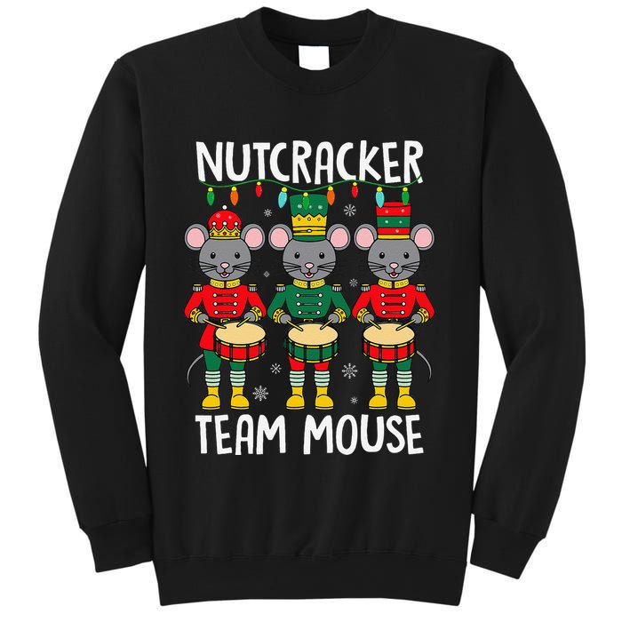 Nutcracker Team Mouse Xmas Mouse Soldier Toy Sweatshirt
