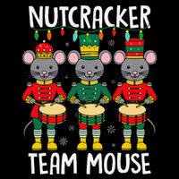 Nutcracker Team Mouse Xmas Mouse Soldier Toy Sweatshirt