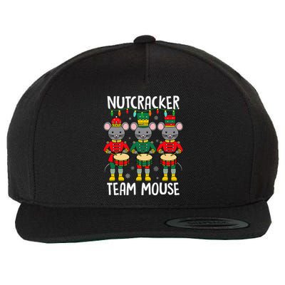 Nutcracker Team Mouse Xmas Mouse Soldier Toy Wool Snapback Cap
