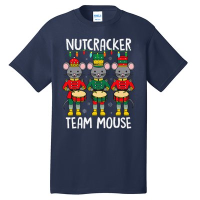 Nutcracker Team Mouse Xmas Mouse Soldier Toy Tall T-Shirt