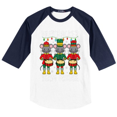 Nutcracker Team Mouse Xmas Mouse Soldier Toy Baseball Sleeve Shirt