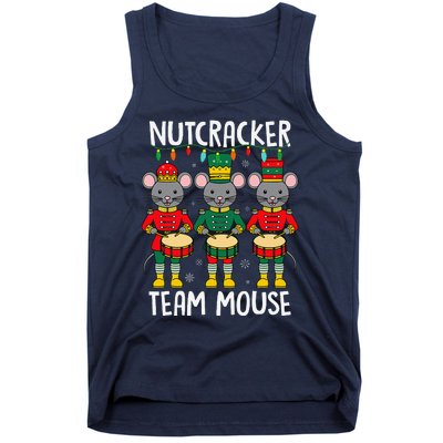 Nutcracker Team Mouse Xmas Mouse Soldier Toy Tank Top