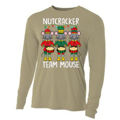 Nutcracker Team Mouse Xmas Mouse Soldier Toy Cooling Performance Long Sleeve Crew