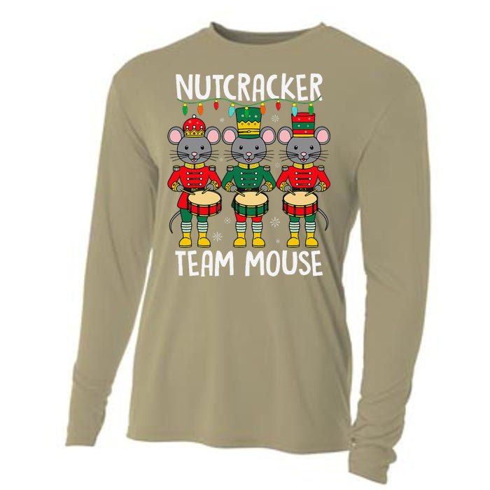 Nutcracker Team Mouse Xmas Mouse Soldier Toy Cooling Performance Long Sleeve Crew