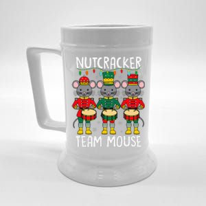 Nutcracker Team Mouse Xmas Mouse Soldier Toy Beer Stein