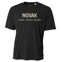 Novak The Man The Myth The Legend Myth Legend Name Cooling Performance Crew T-Shirt