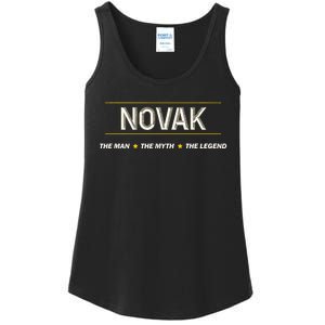 Novak The Man The Myth The Legend Myth Legend Name Ladies Essential Tank