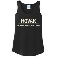 Novak The Man The Myth The Legend Myth Legend Name Ladies Essential Tank