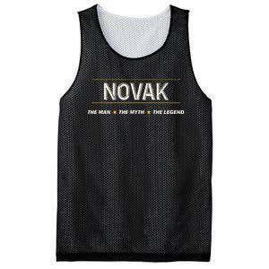 Novak The Man The Myth The Legend Myth Legend Name Mesh Reversible Basketball Jersey Tank