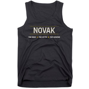 Novak The Man The Myth The Legend Myth Legend Name Tank Top