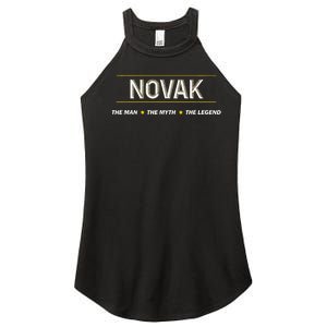 Novak The Man The Myth The Legend Myth Legend Name Women's Perfect Tri Rocker Tank