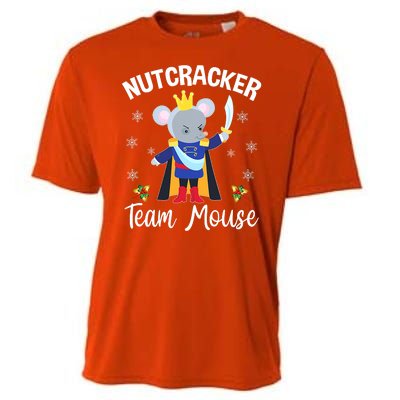 Nutcracker Team Mouse Holiday Christmas Boy Girls Cooling Performance Crew T-Shirt