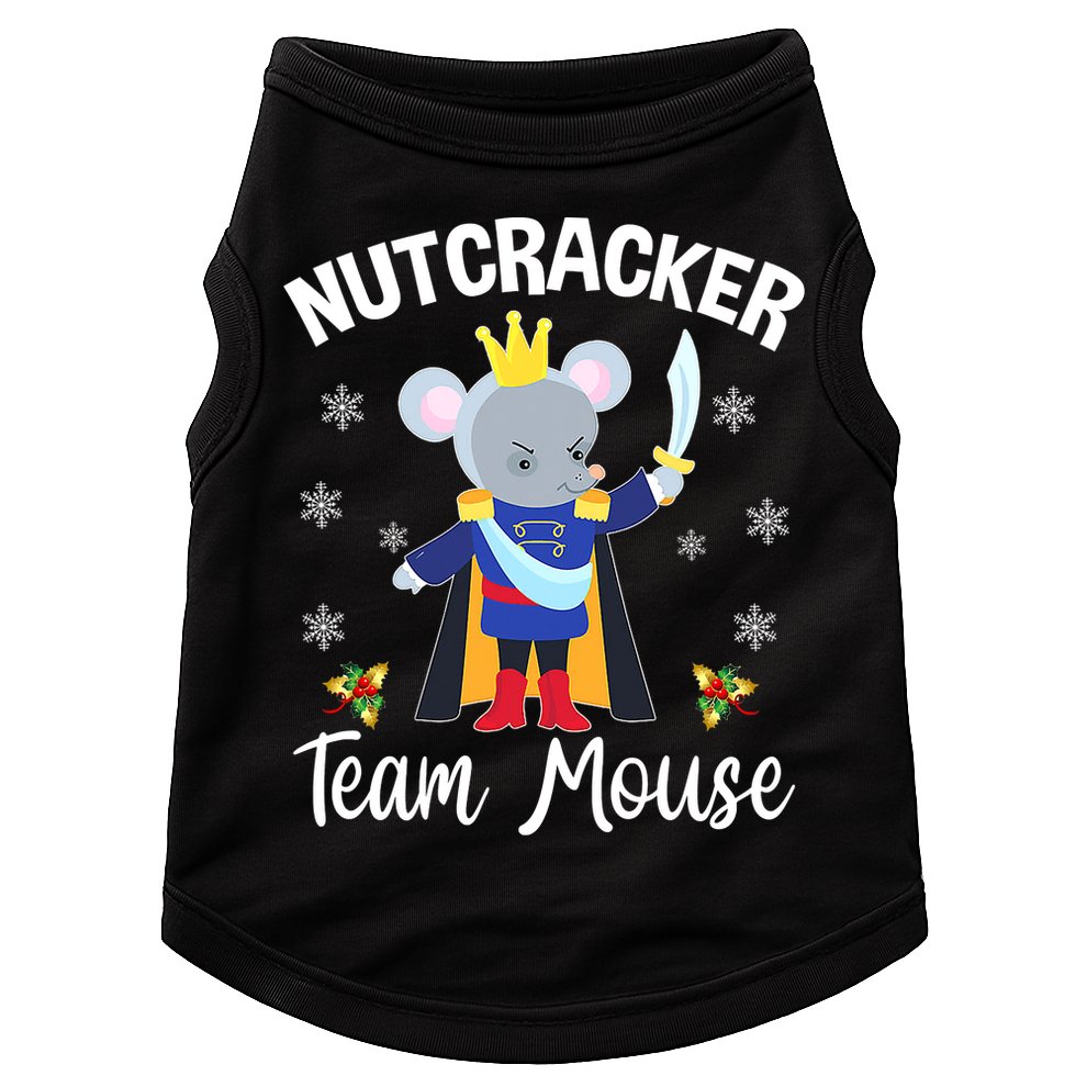 Nutcracker Team Mouse Holiday Christmas Boy Girls Doggie Tank