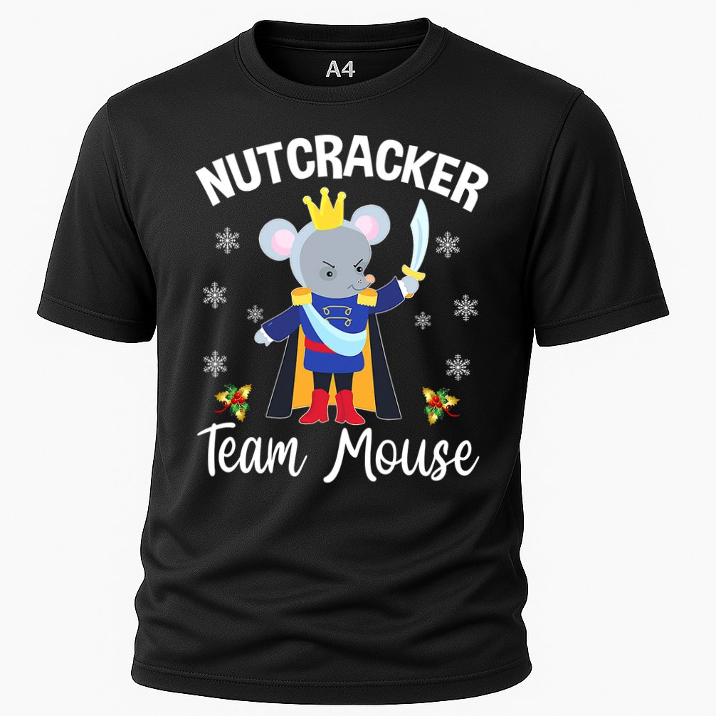 Nutcracker Team Mouse Holiday Christmas Boy Girls Cooling Performance Crew T-Shirt