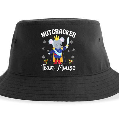 Nutcracker Team Mouse Holiday Christmas Boy Girls Sustainable Bucket Hat