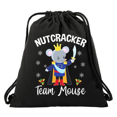 Nutcracker Team Mouse Holiday Christmas Boy Girls Drawstring Bag