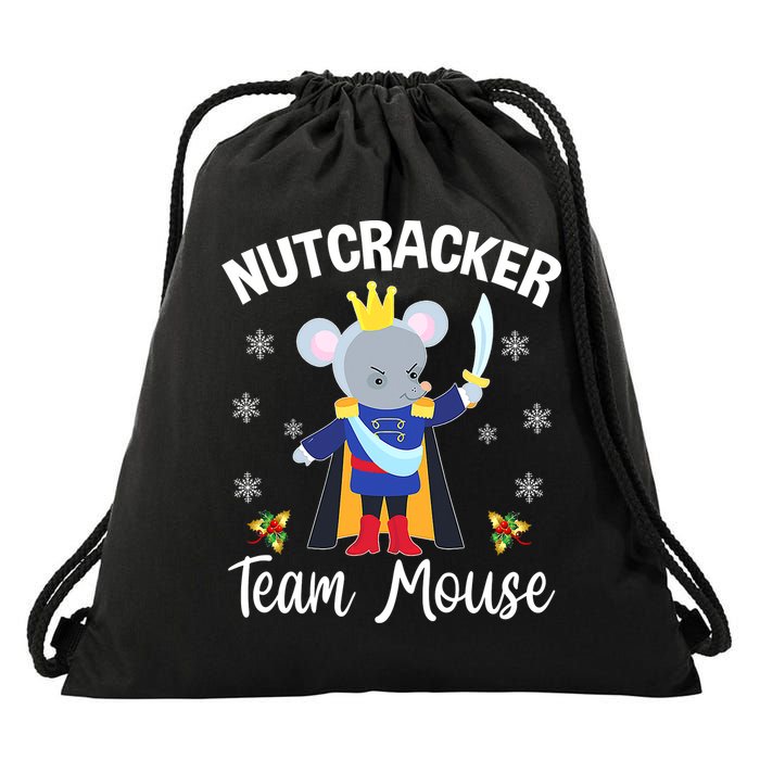 Nutcracker Team Mouse Holiday Christmas Boy Girls Drawstring Bag
