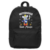Nutcracker Team Mouse Holiday Christmas Boy Girls 16 in Basic Backpack