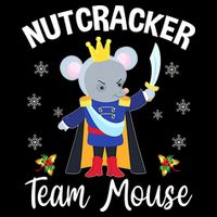Nutcracker Team Mouse Holiday Christmas Boy Girls 16 in Basic Backpack