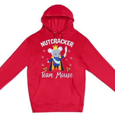 Nutcracker Team Mouse Holiday Christmas Boy Girls Premium Pullover Hoodie